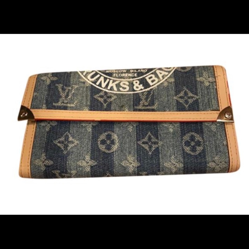 Louis Vuitton Limited Edition Denim Wallet